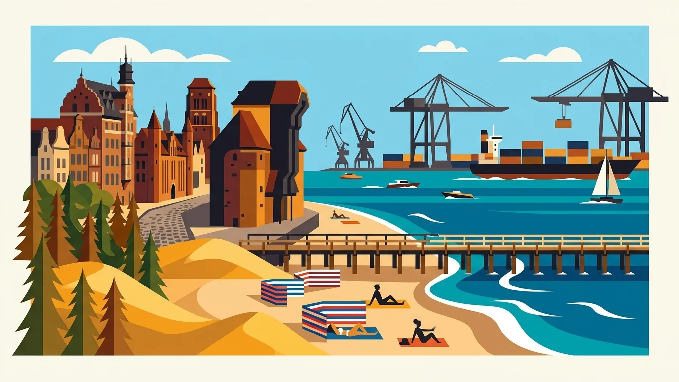 Summer in Gdańsk/Sopot: Sand, Shipyards, and Sea Air