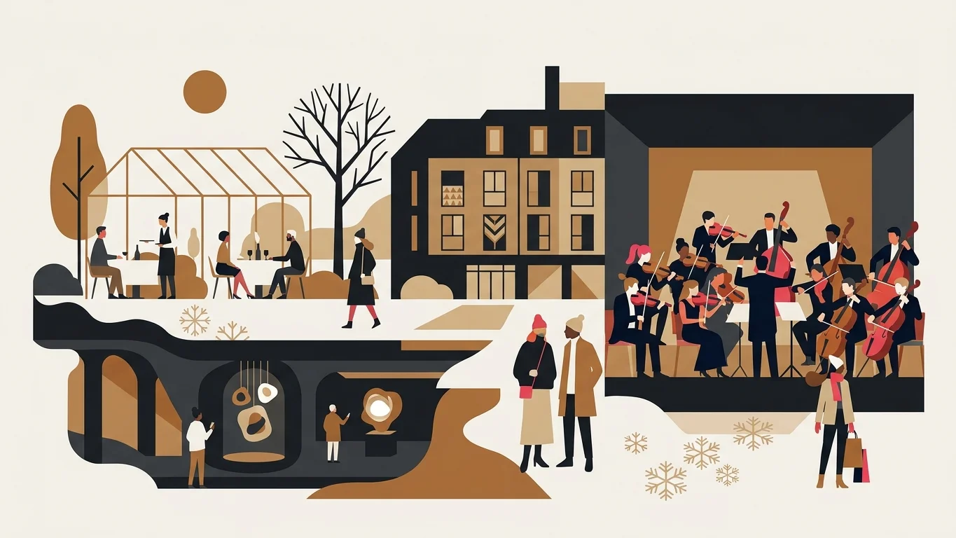 Frederiksberg in Winter: High Design, Subterranean Art, and Nostalgic Brass