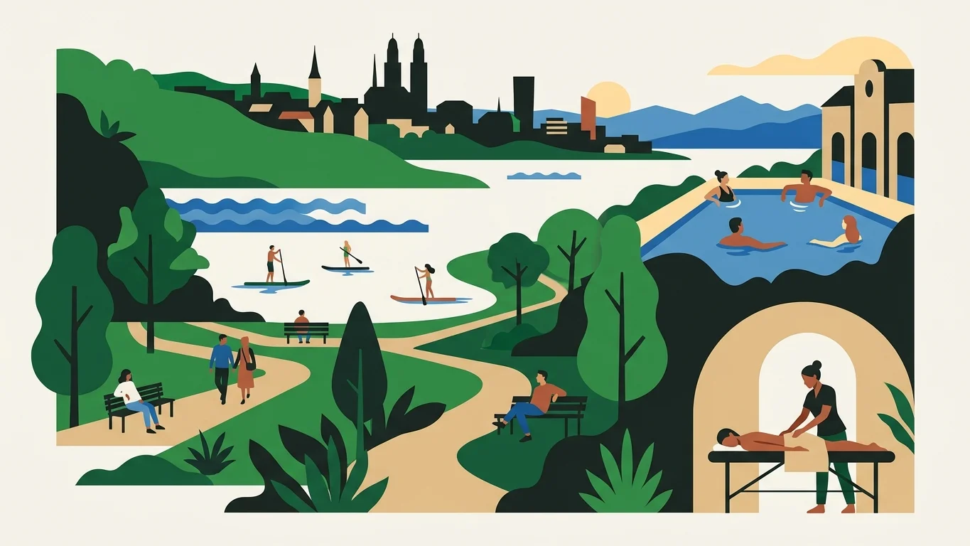 Zürich’s Slow-Down: A Day of Water, Greenery, and Self-Care