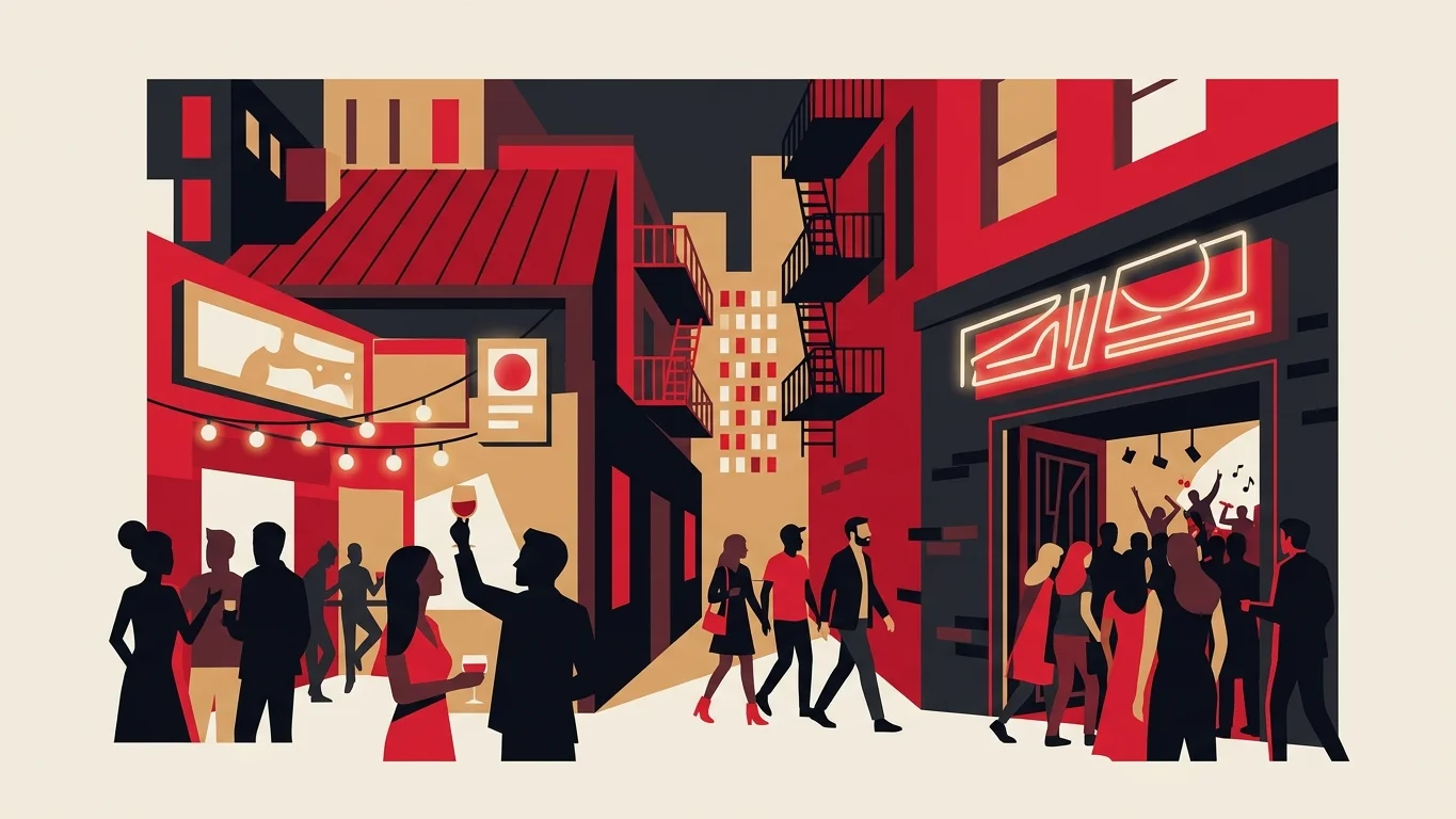 Riffs, Red Wine, and Neon: A Night Out in Melbourne's CBD