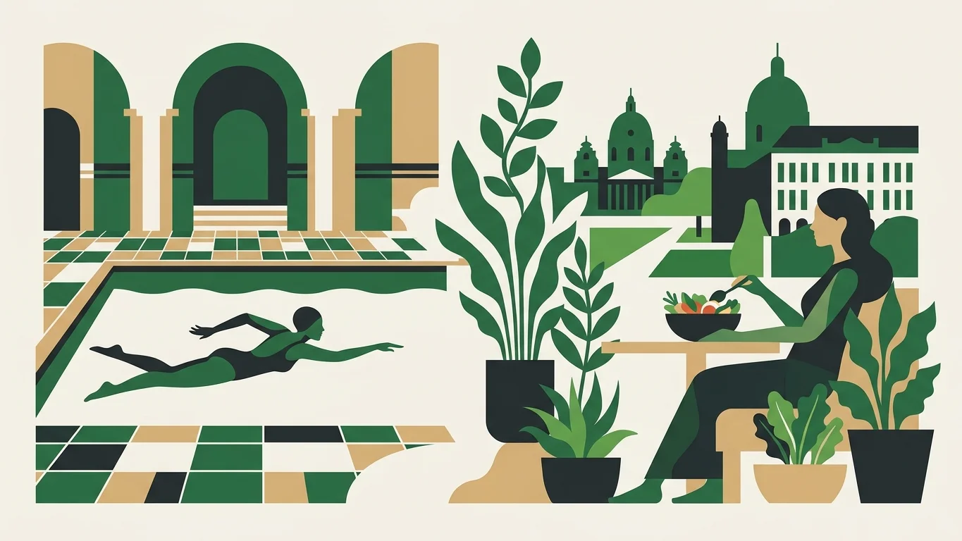 The Vienna Reset: Art Deco Swims and Alpine Botanicals