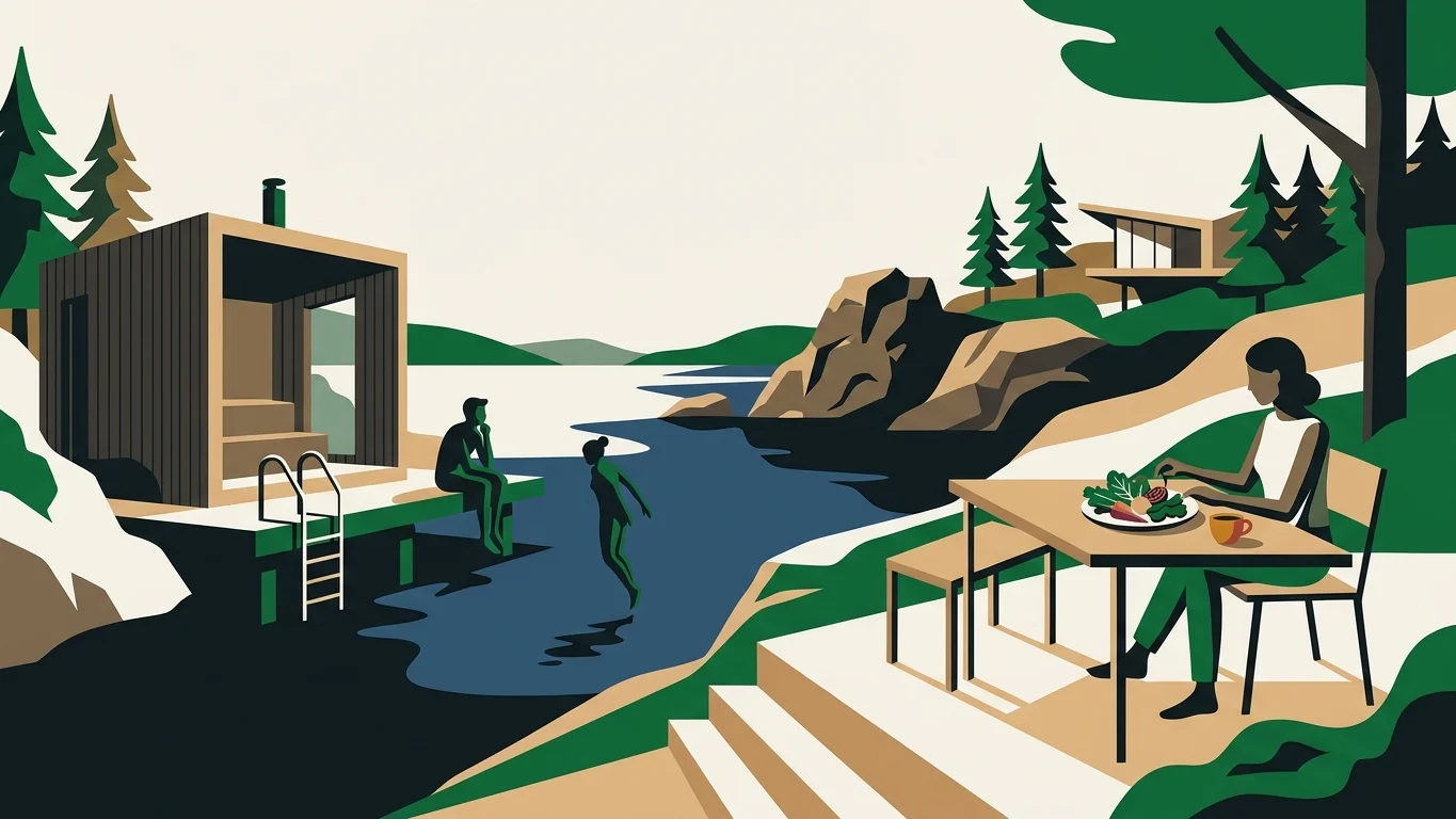 The Oslo Reset: Fjord Plunges, Plant-Based Plates, and Mid-Century Calm