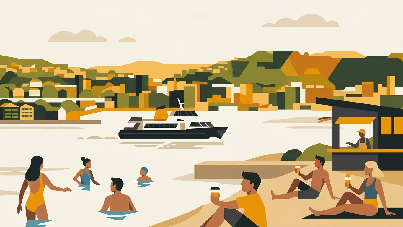 Summer in Wellington: Windless Days and Harbor Swims
